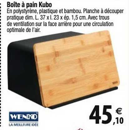 Boîte à Pain Kubo Wenko