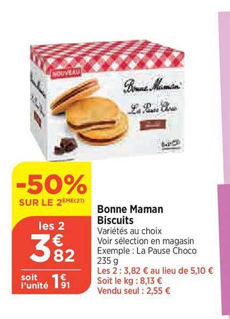 bonne maman biscuits