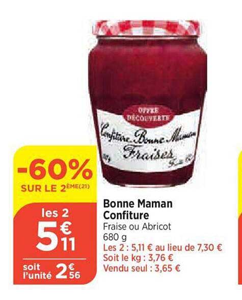 bonne maman confiture