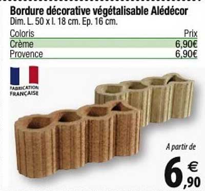 bordure décorative végétalisable alédécor