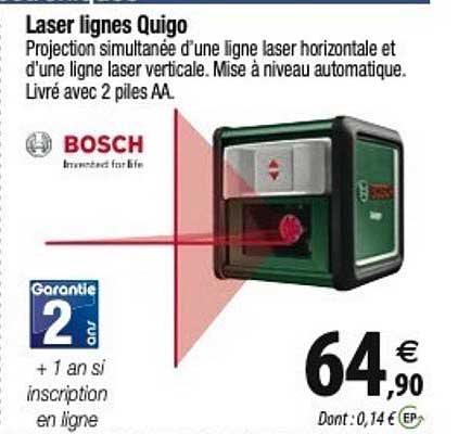 bosch laser lignes quigo