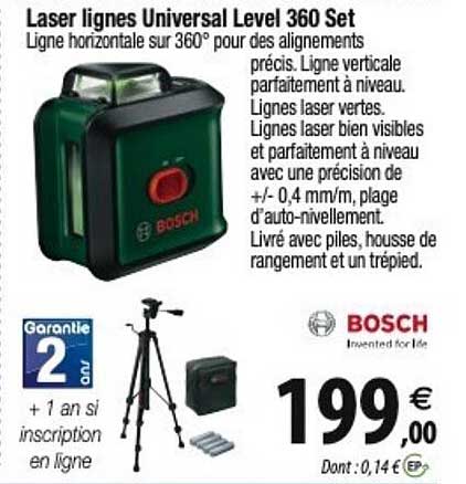 bosch laser lignes universal level 360 set
