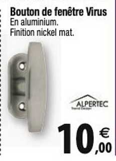 bouton de fenêtre virus