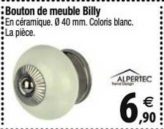 bouton de meuble billy alpertec