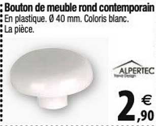 bouton de meuble rond contemporain