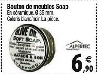 bouton de meubles soap alpertec