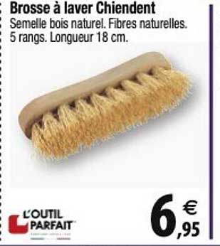brosse à laver chiendent l'outil parfait