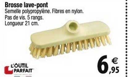 brosse lave-pont l'outil parfait