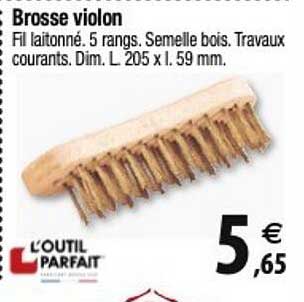 brosse violon l'outil parfait