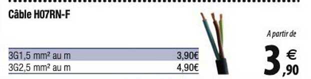 câble h07rn-f