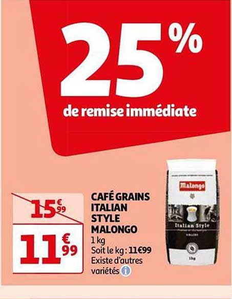 Café Grains Italian Style Malongo