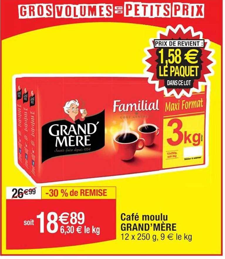 café moulu grand'mère