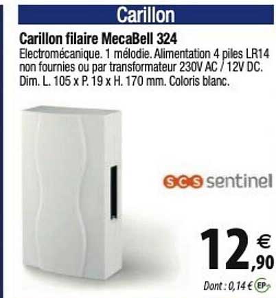 carillon filaire mecabell 321 scs sentinel