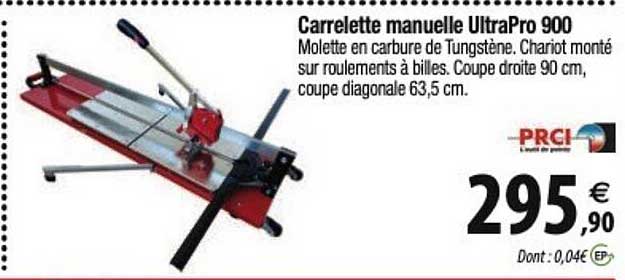 carrelette manuelle ultrapro 900