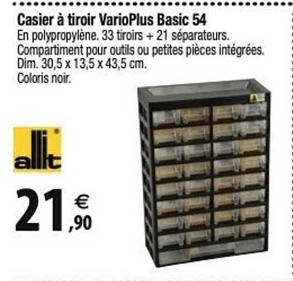 Casier à Tiroir Varioplus Baisc 54 Allit
