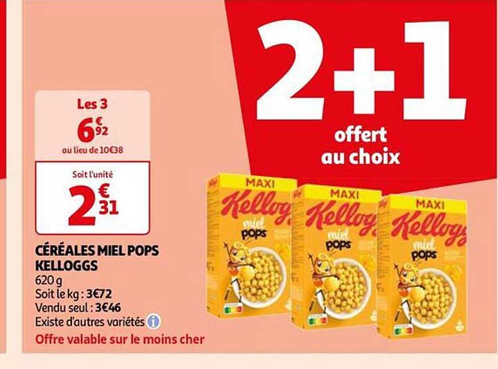 céréales mile pops kelloggs