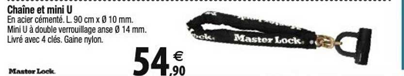 châine et mini u master lock