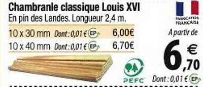 chambranle classique louis xvi