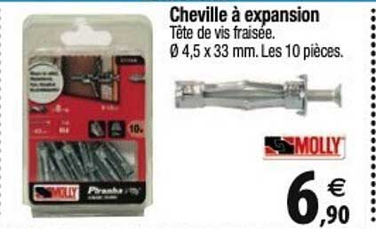 cheville à expansion molly