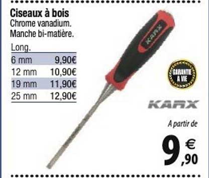 ciseaux à bois karx
