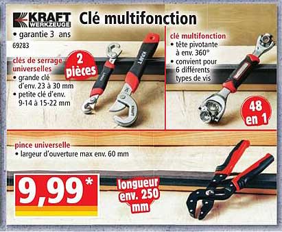 clé multifonction kraft werkzeuge