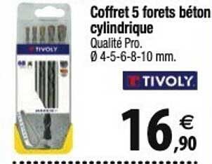 Coffret 5 Forets Béton Cylindrique Tivoly