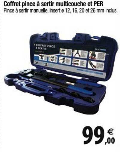 Coffret Pince à Sertir Multicouche Et Per