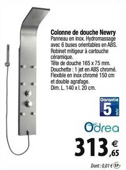 colonne de douche newry odrea