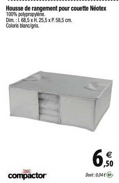 Compactor Housse De Rangement Pour Couette  Nétotex