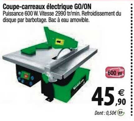 coupe-carreaux électrique go/on