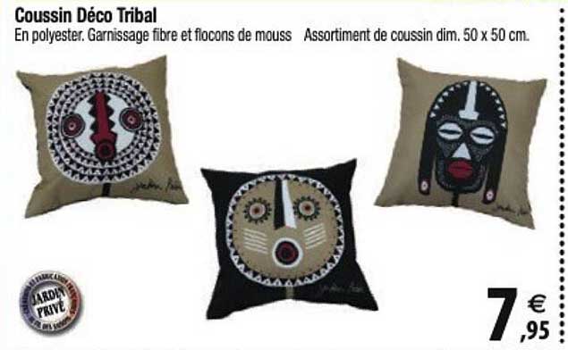 coussin déco tribal