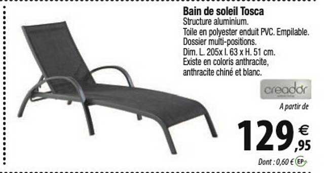 creadar bain de soleil tosca