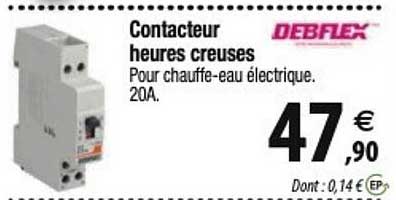 debflex contacteur heures creuses