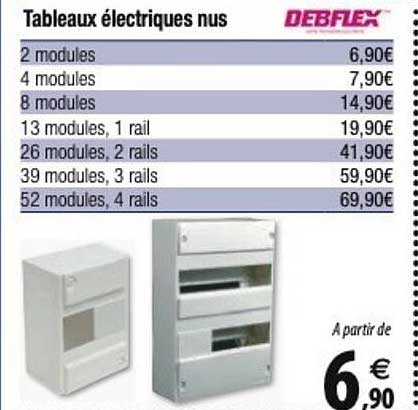 debflex tableaux électriques nus