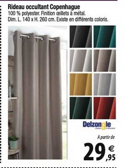 delezongle rideau occulant copenhague