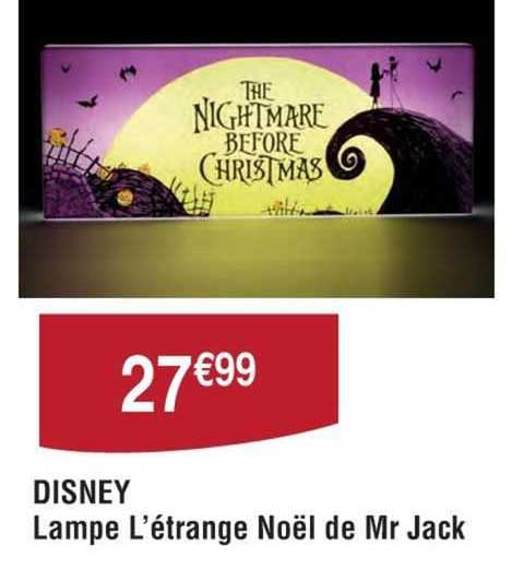 disney lampe l'étrange noël de mr jack