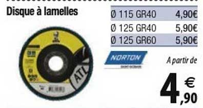 disque à lamelles norton