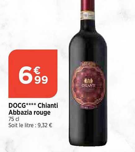 docg chianti abbazia rouge