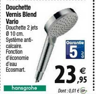 douchette vernis blend vario hansgrohe