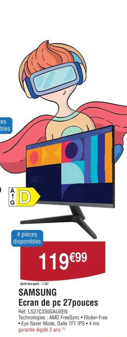 écran de pc 27 pouces ssamsung