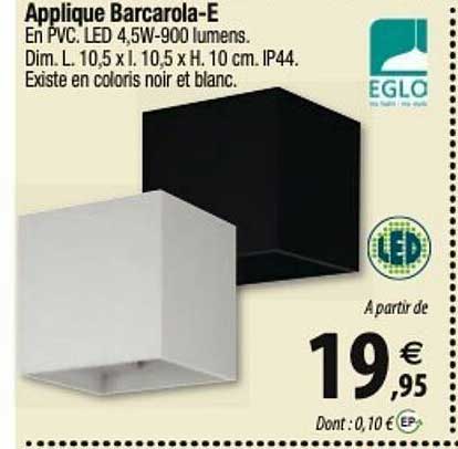 eglo applique barcarola-e