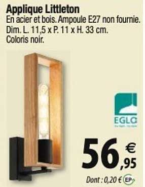 eglo applique littleton