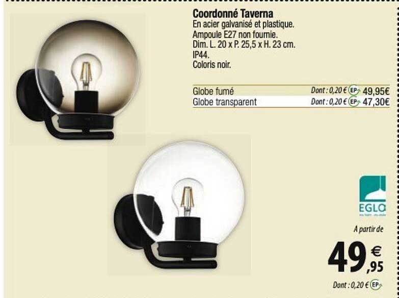 eglo coordonné taverna