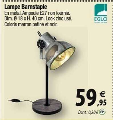 eglo lampe barnstaple