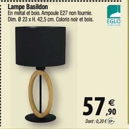 eglo lampe basildon