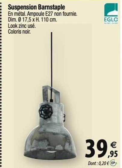 eglo suspension barnstaple