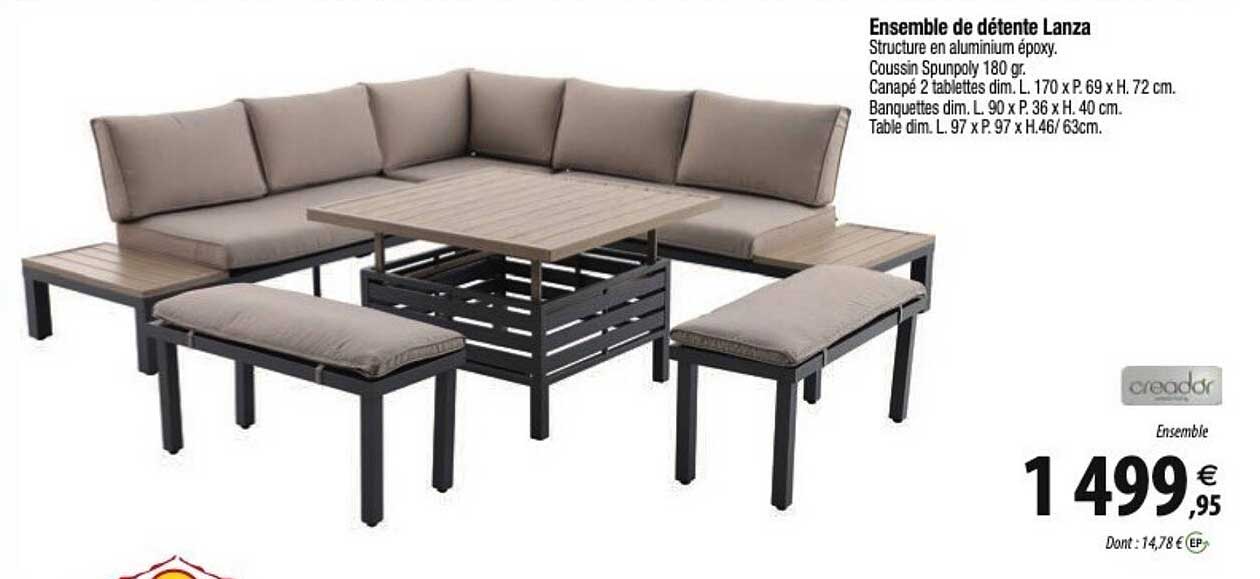 ensemble de détente lanza