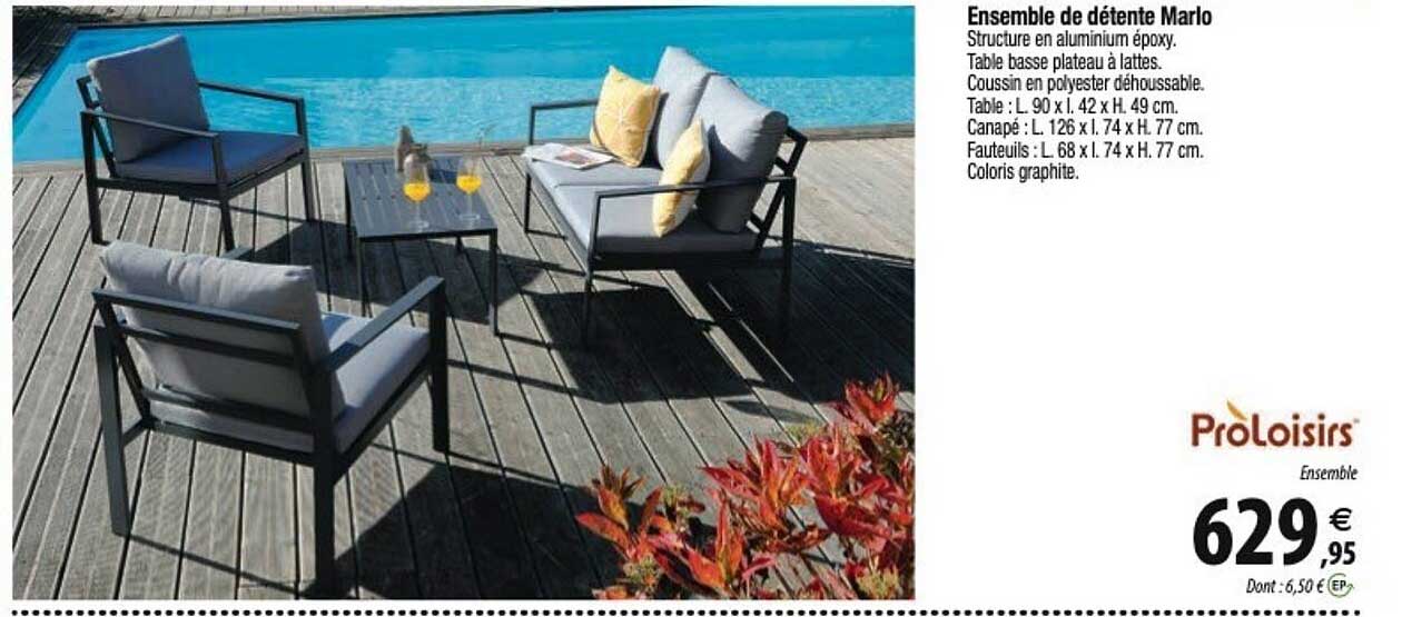 Ensemble De Détente Mario Proloisirs