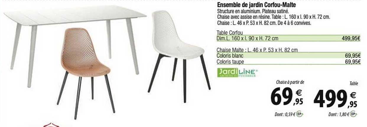 ensemble de jardin corfou-malte jardiline