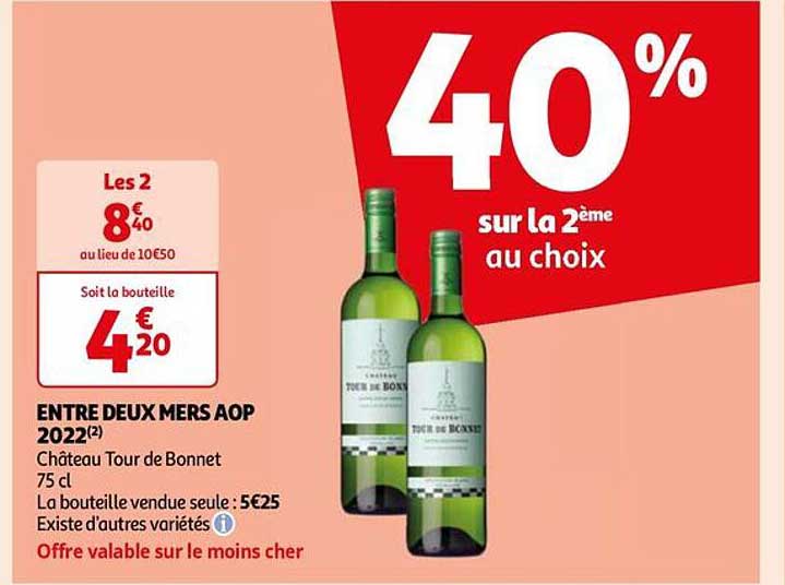 entre deux mers aop 2022 château tour de bonnet